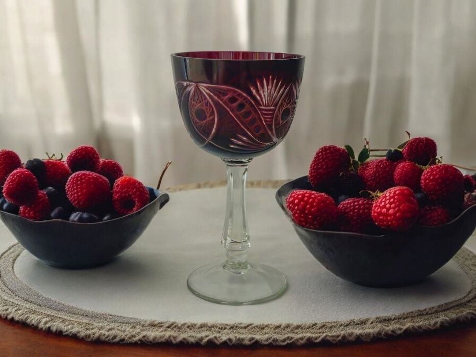 Продам старинный графин с бокалами