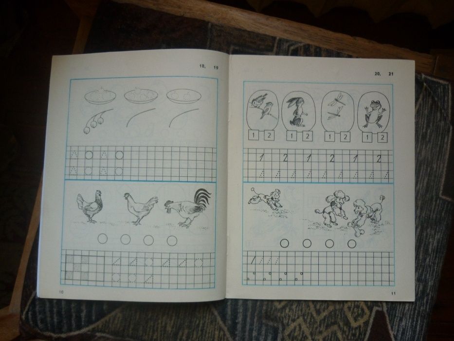 Тетрадь по математике М. И. Моро, прописи.
