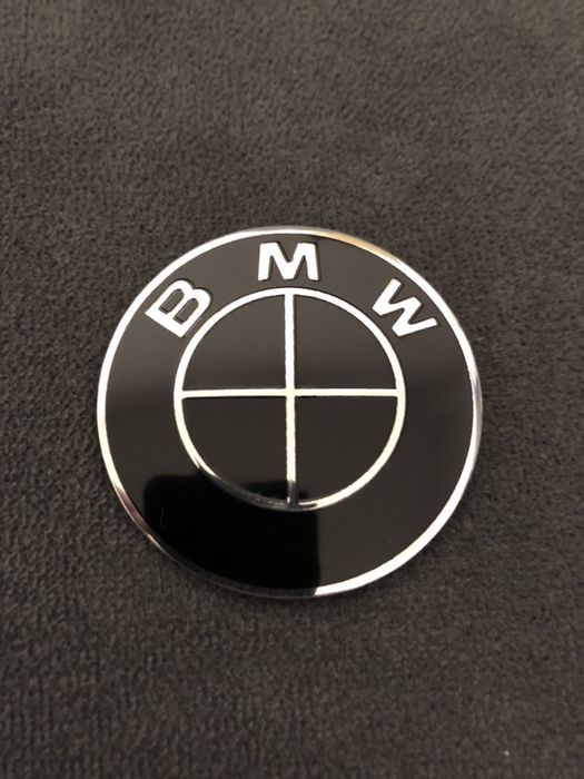 Set Embleme stema capota black neagre BMW X1 X3 X5 X6 seria 1 3 5 6 7