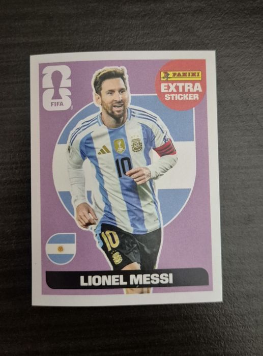 Lionel Messi Extra Stiker Panini