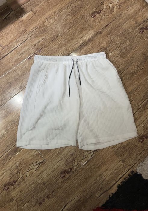 Set Compleu Camasa + Pantaloni scurti Vara Alb L