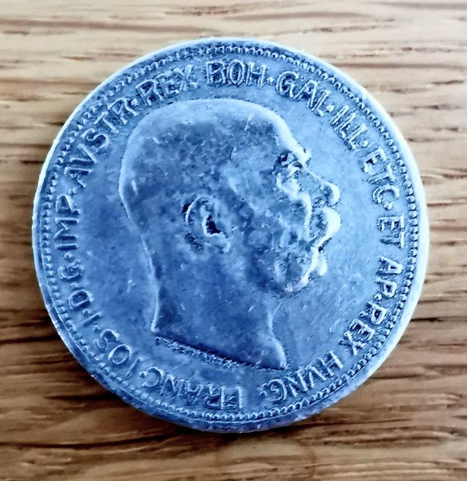 Corona de argint din 1912 Austro-Ungaria