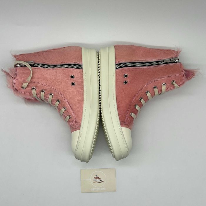 Rick Owens Ramones Pink Pony Hair