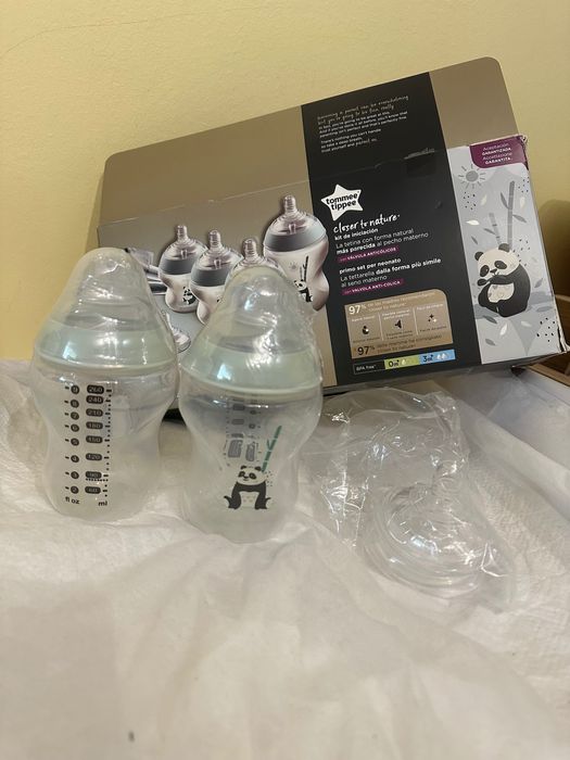 Стерилизатор, шишета и артикули за кърмене