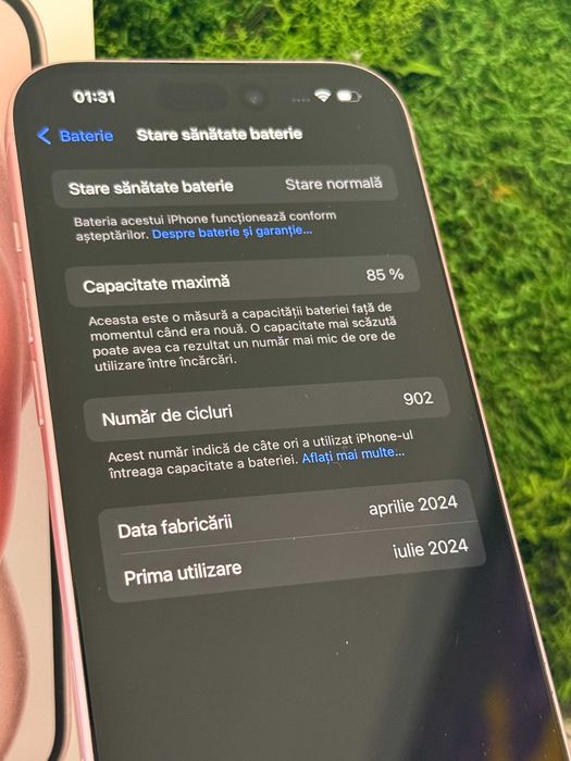 iPhone 15 Pink 128GB 85% Baterie #7037