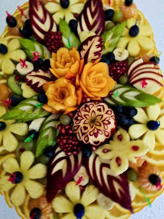 Нарезка фруктов и овощей мастер