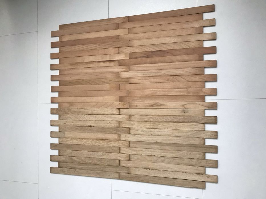 Panou decorativ lemn masiv stejar cires