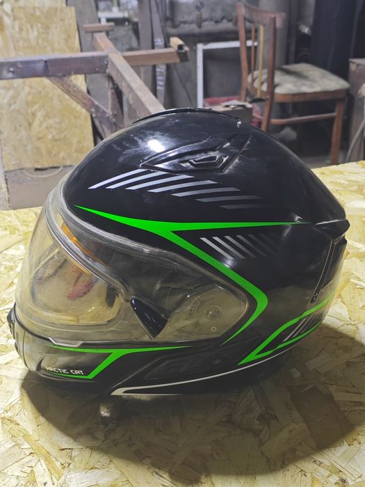 Гермо шлем  с подогревом для снегахода