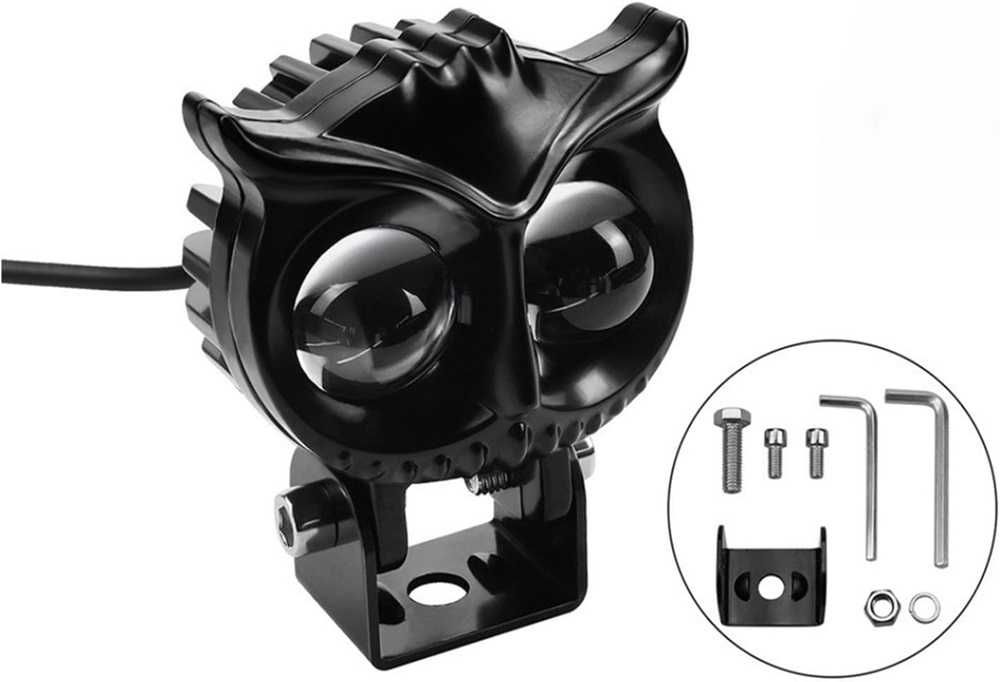 Халоген диоден за Мотоциклет - Бяла и Жълта светлина.