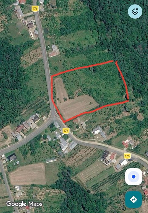 Proprietar, Vand teren intravilan 16600 mp, parcelabil, Comuna Cocu, Arges