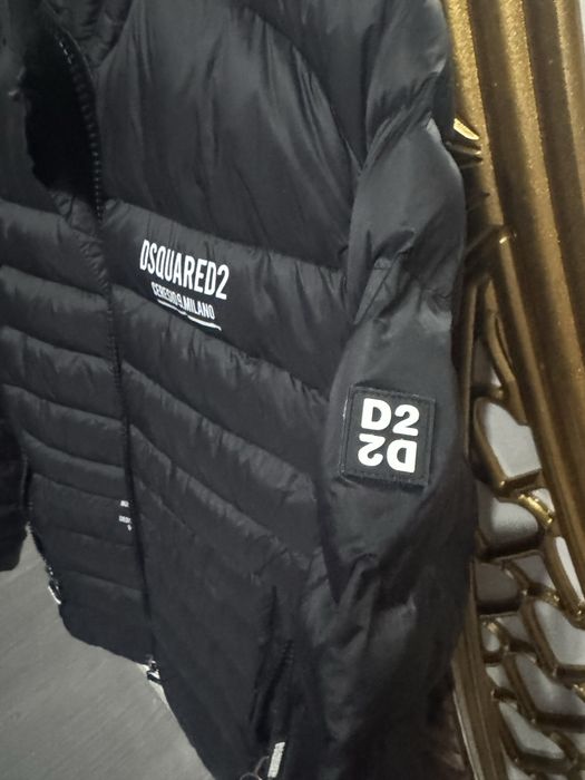 Geaca dsquared2 neagra/albastra