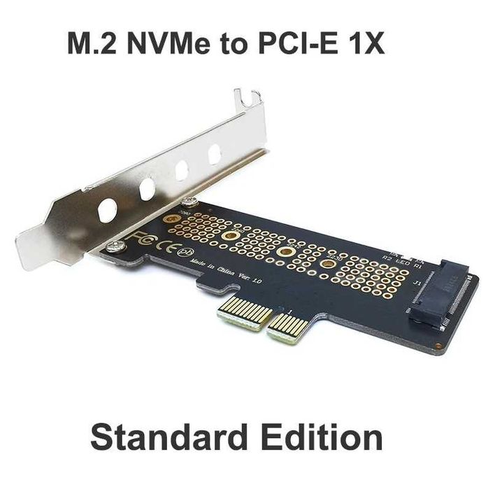 Adaptor PCIe 4.0 x1 pentru SSD M.2 NVME