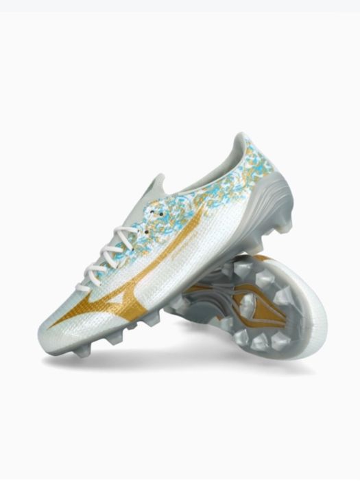 Ghete fotbal Mizuno Alpha III Japan João Felix FG-Argint
