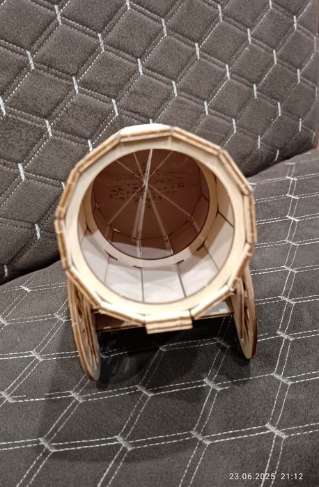 Пушка для банки из фанеры