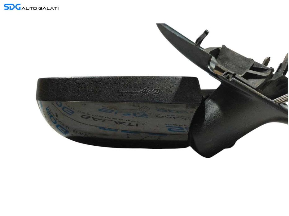 Oglinda Stanga Reglaj Manual Manuala Renault Megane 2 2002 - 2008 Culoare Neagra Cod 12353060 82002-19919 [LR1380]
