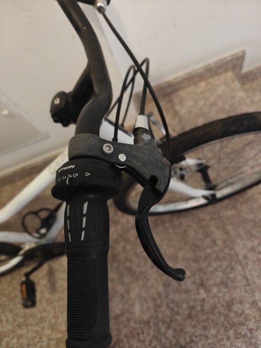 Bicicletă polivalentă Riverside 100 20" alb copii 120-135 cm