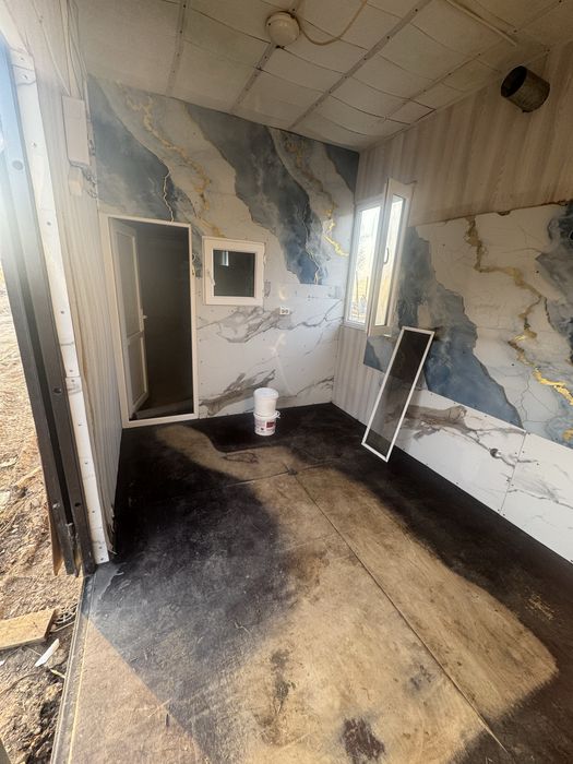 Контейнер обшитый готовый теплый