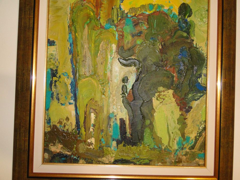 Картина на Марчо Ташакманов, маслени бои на фазер