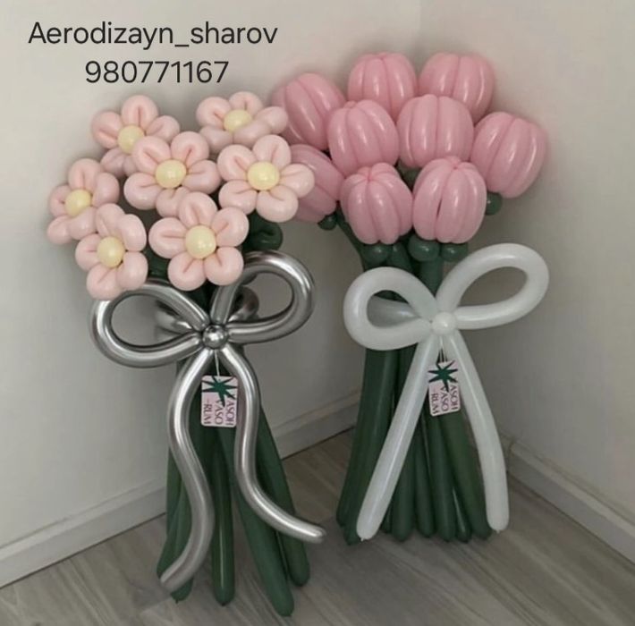 Оформление шарами на праздники.