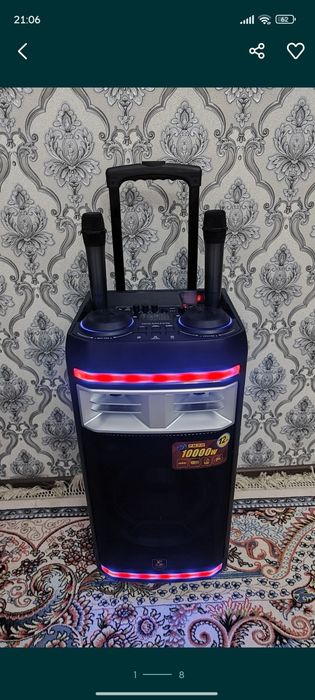 Беспроводная караоке колонка с микрофоном на продаже!