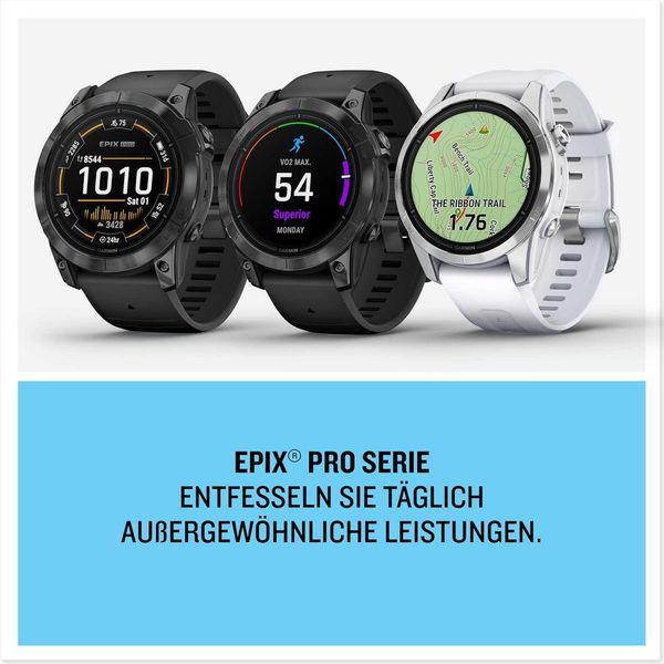 Нов Смарт Часовник Garmin Epix Pro Gen 2 Standard Edition, 010-02804-21, 2 години Гаранция