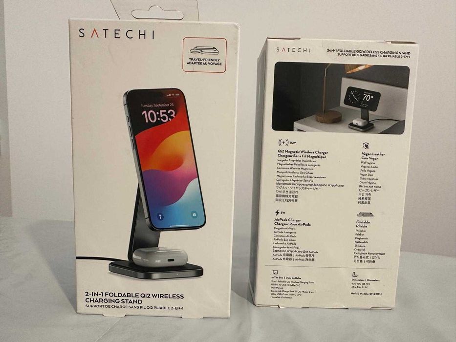 Satechi 2-in-1 Qi2 15W Wireless Stand - NOU/Sigilat + Garantie
