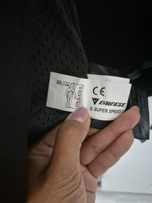 Мото яке Dainese G. Super Speed C 2 рамер 50 + подарък Яке Black Bake Л