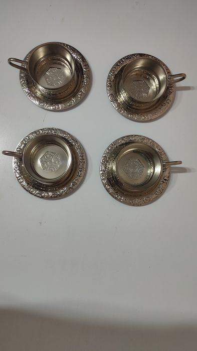 Подстаканники для кофе НМЦ мельхиор