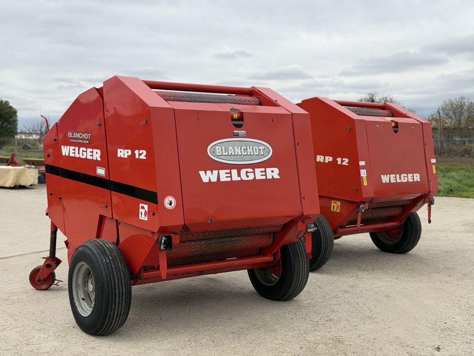 Presa/Balotiera Welger Rp12 Model Nou Import Germania Ca Noi Claas Krone