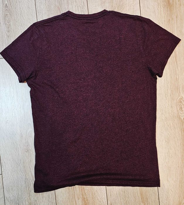 Tricou Holiester California, marimea S, vișiniu