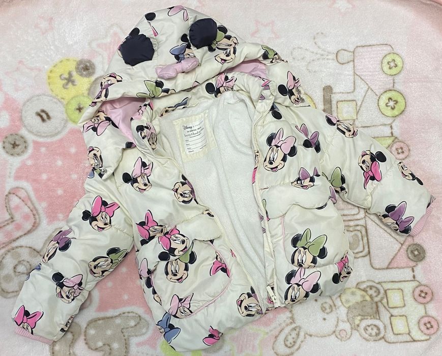 Куртка зимняя Микки на девочку 2-3 года