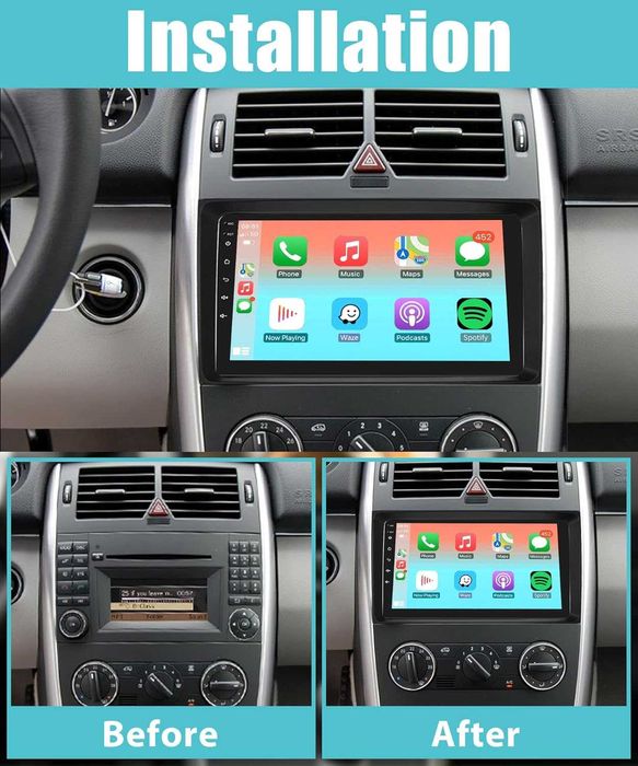 Мултимедия за Mercedes B200 W906 W639 Vito Viano W169 W245 Навигация