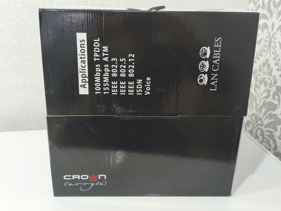 Сетевой кабель витая пара LAN FTP Cat.5e Crown Micro (Новый)