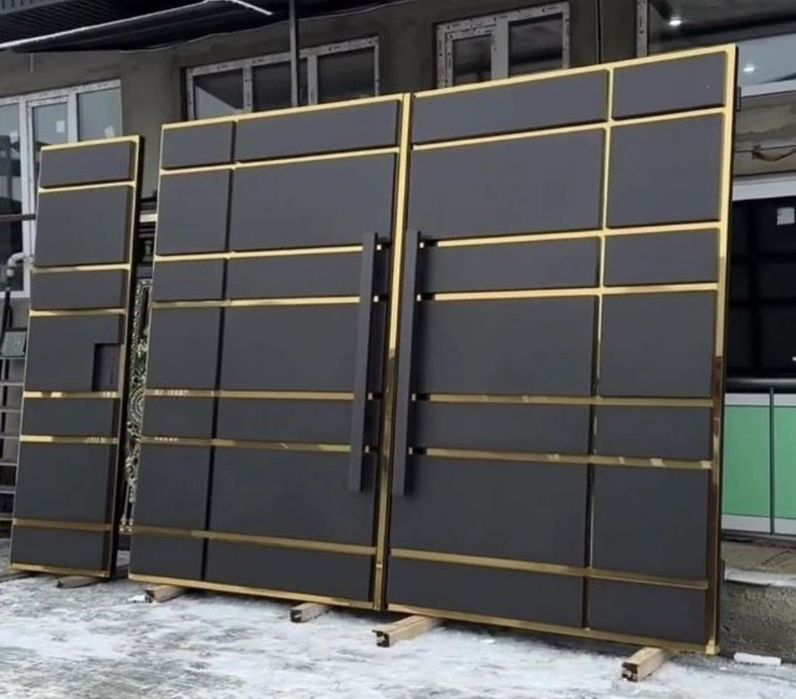 Откатные ворота автоматические.