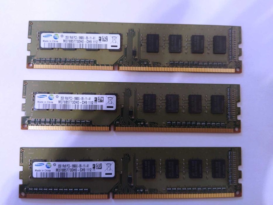 рам памет за компютър 1 и 2 GB, DDR 2 и DDR 3