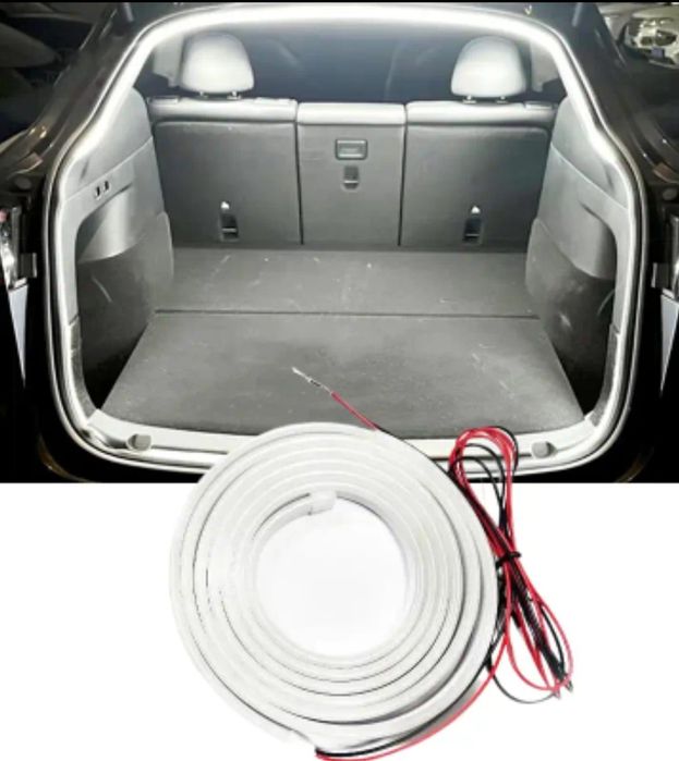 Banda Led Portbaj Auto, Iluminare tip neon 12v /2m alb intens