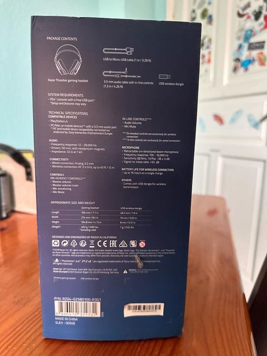 Слушалки RAZER Thresher