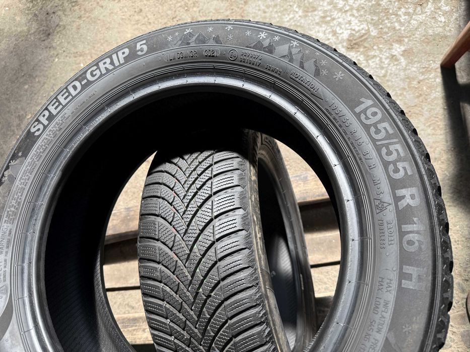 2x Anvelope Iarna 195/55 R16 - Semperit Speed Grip 5