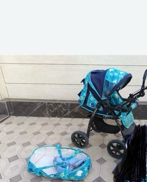 Детская коляска зимняя