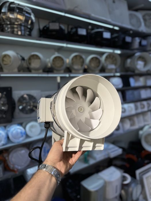 Вентилятор канальный пластиковый 200мм. 780м3/ч 130w