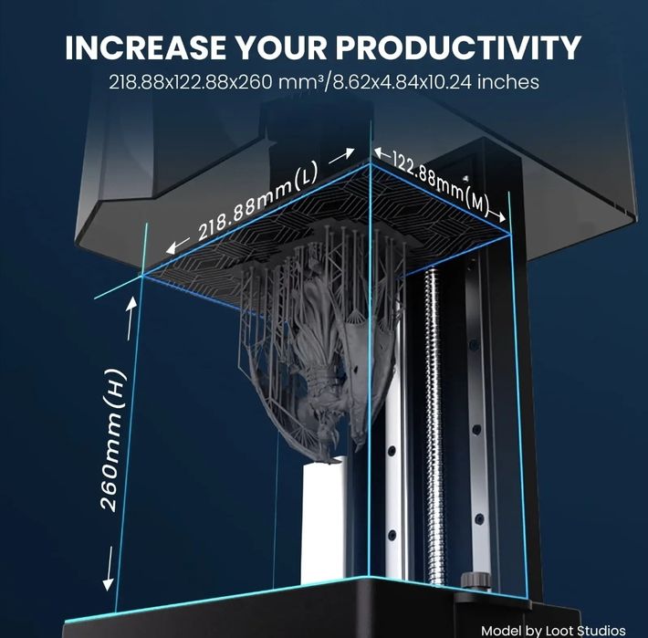 3d принтер saturn 3 ultra 12k + промывка, сушка