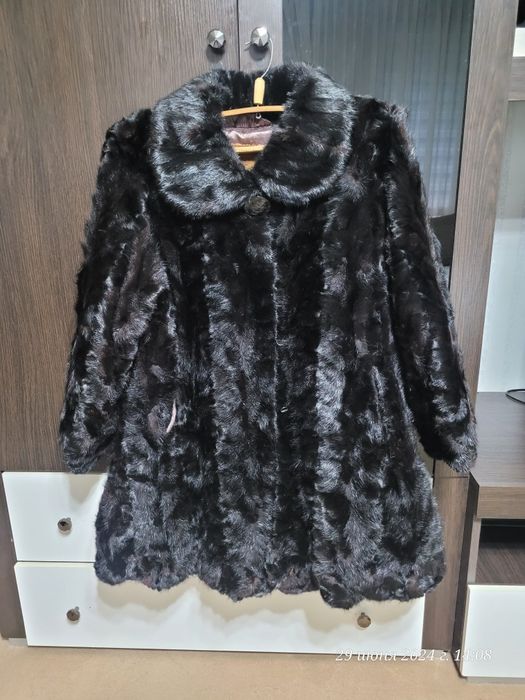 Шуба из лапок норки