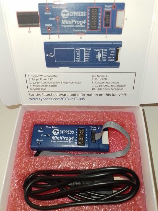 Програматор CYPRESS MiniProg4 / CY8CKIT-005