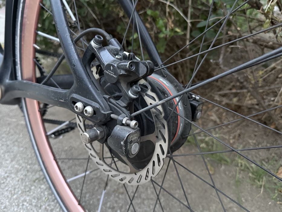 Bicicleta Vanhawks full carbon city bike schimbator in butuc