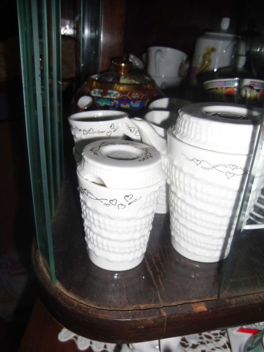 serviciu cafea,6 pers.  portelan vechi