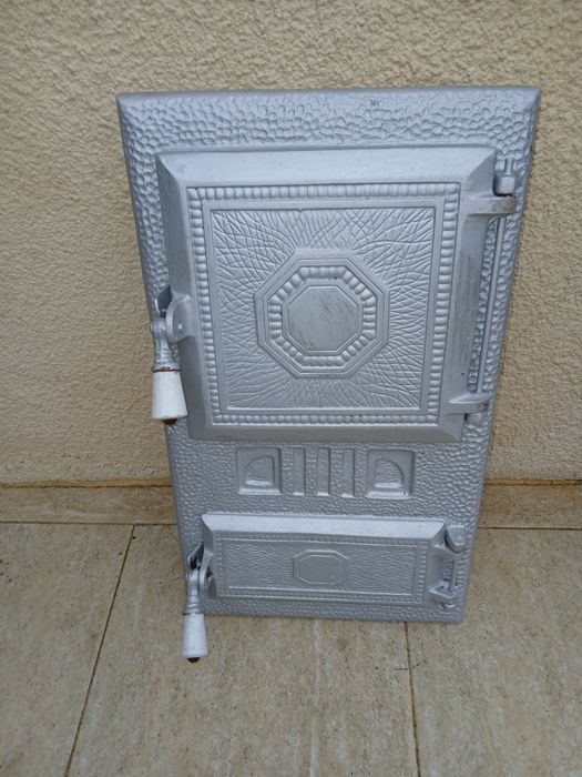 Ușă teracotă șemineu