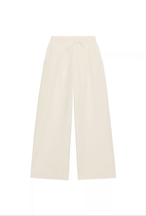 Жълт комплект горнище и долнище Zara