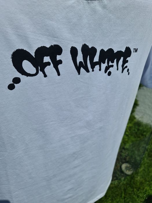 Oferta-Reducere-Discount-Promotie-Tricou-Off-White-Calitate-Premium-Nou-Bumbac-Poze-Reale-L-Stoc