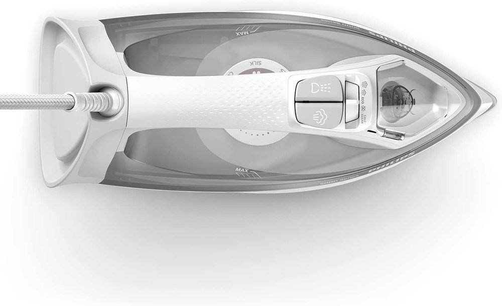 Ютия Philips - Series 5000 DST5010/10, 2400W, 40 g/min, бяла/сива