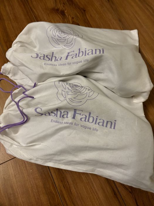 Кожаные ботильоны Sasha Fabiani, 39 размер